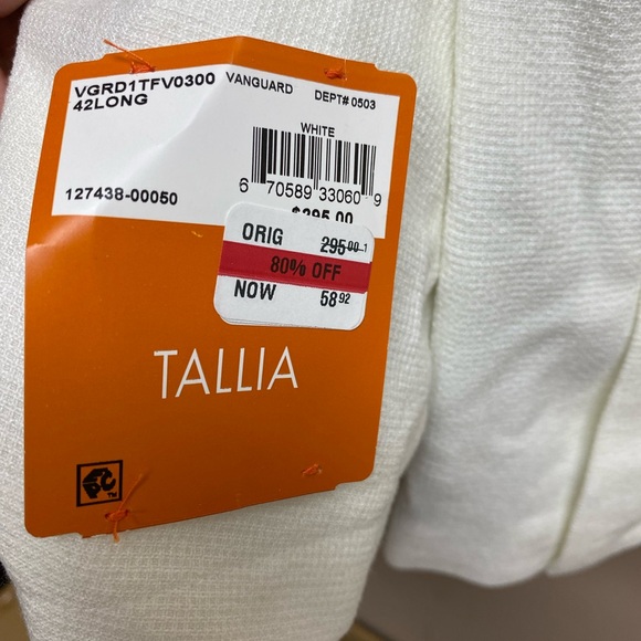 White Jacket Size 42 long - Picture 5 of 5